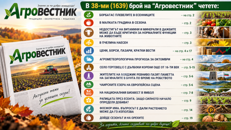 Агровестник_ Есенен земеделски обзор